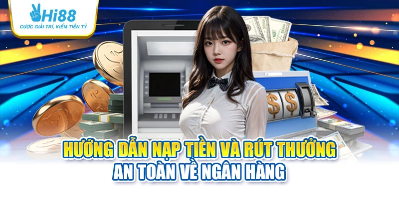Hướng dẫn nạp tiền và rút thưởng an toàn về ngân hàng 