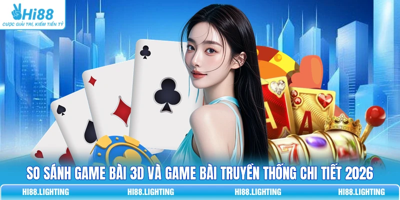So Sánh Game Bài 3D Và Game Bài Truyền Thống Chi Tiết 2026