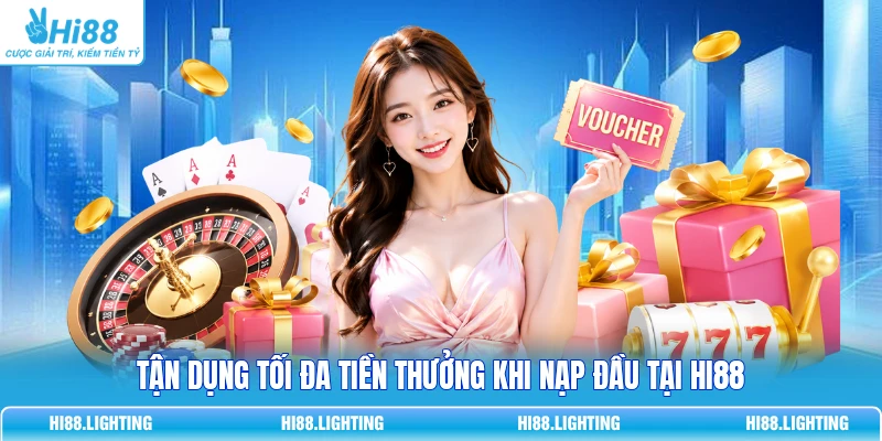 Tận dụng tối đa tiền thưởng khi nạp đầu tại HI88